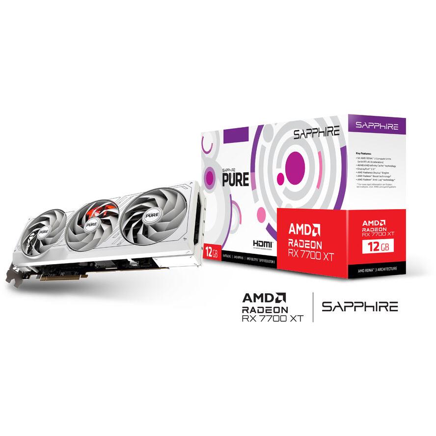 Sapphire Radeon RX7700XT Gaming OC 12GB GDDR6 HDMI DP - (A) - 11335-03-20G Sapphire Radeon RX7700XT Gaming OC 12GB GDDR6 HDMI DP - (A) - 11335-03-20G